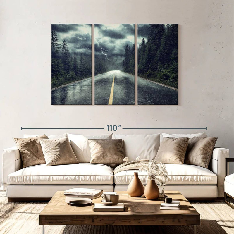 Mehar Stormy Road Home, H 48 po x l 74 po