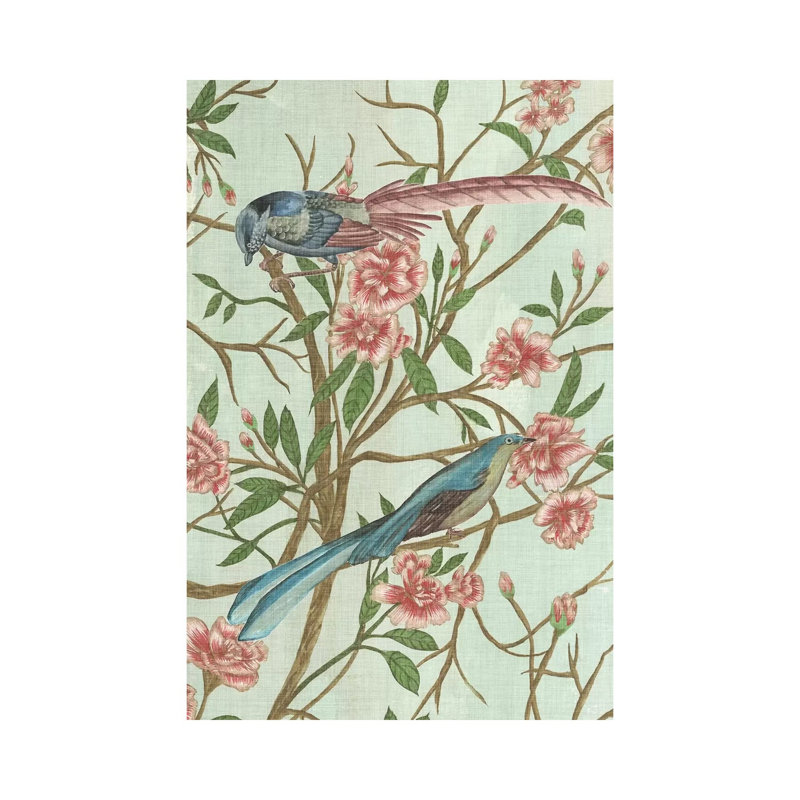 Delicate Chinoiserie IV by Melissa Wang - Wrapped Canvas Painting, 20.32 cm H x 30.48 cm W