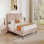 Lit, simple dossier moelleux moelleux et confortable, grand lit-1748039329