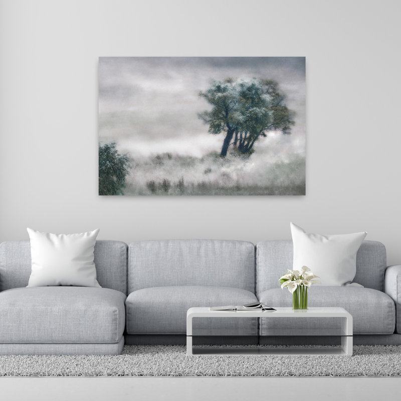 Art contemporain paysage contemporain abstrait pacifique, H 40 po x l 60 po