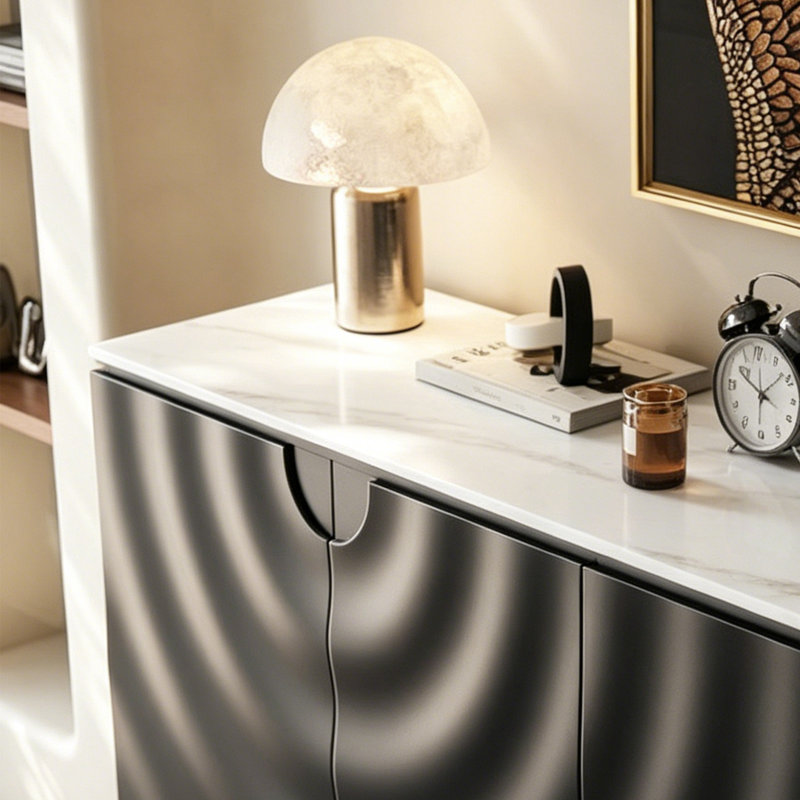 Buffet moderne de grande capacité, Black coffee color