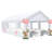 13 × 26 FT Heavy Duty Party Tent,  Wedding Tent with Removable Sidewalls