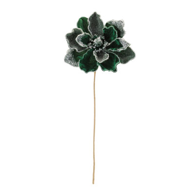 Tige de fleur de magnolia perlée (ensemble de 4)