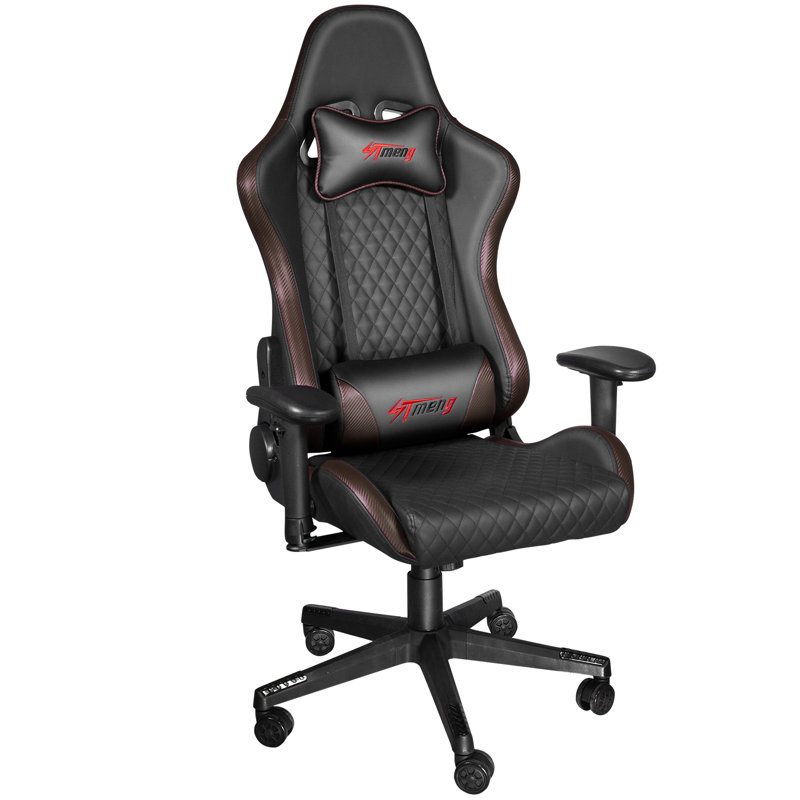 Fauteuil de jeu PC et de course, Brun