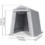 Tente d'abri d'auto 6 x 8 pi et abri de rangement extérieur portatif imperméable avec cadre en métal robuste à double fermeture