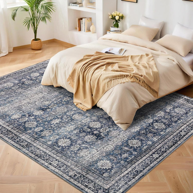 Tapis d'intérieur traditionnel 5 x 7 po, Rectangle 9 pi x 12 pi