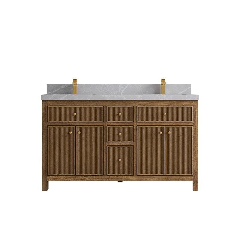 Ensemble de meuble-lavabo double 60 po