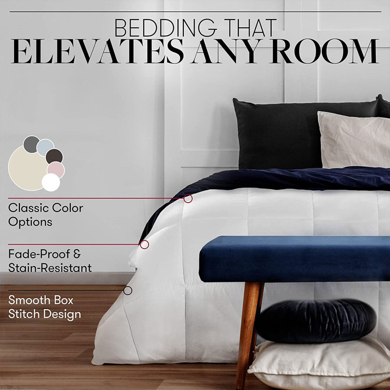 All Season Microfiber Down Comforter, King Down Comforter
