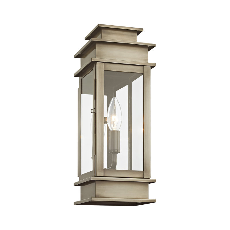 Lanterne murale d'extérieur Cortana, H 14 po x l 5,25 po x P 6 po, Étain rétro