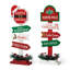 16.5"H Christmas Wooden Sign Table Décor(Set Of 2)