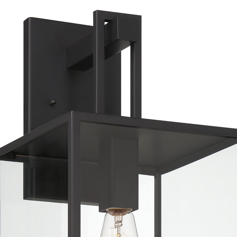 Steel Wall Light, 18.75" H x 9.75" W x 10.5" D