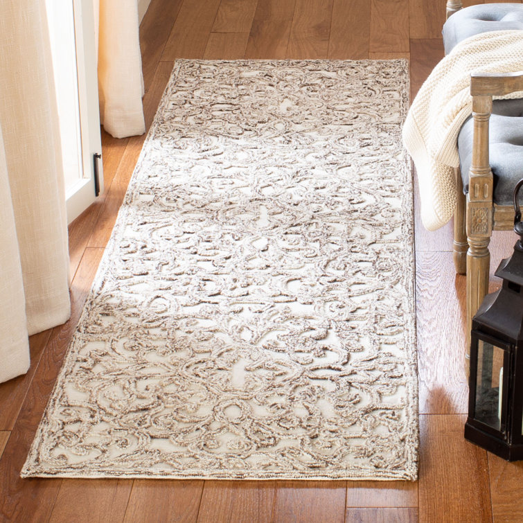 Sarina Trace Hand Tufted Wool And Cotton With Latex Geometric Rug