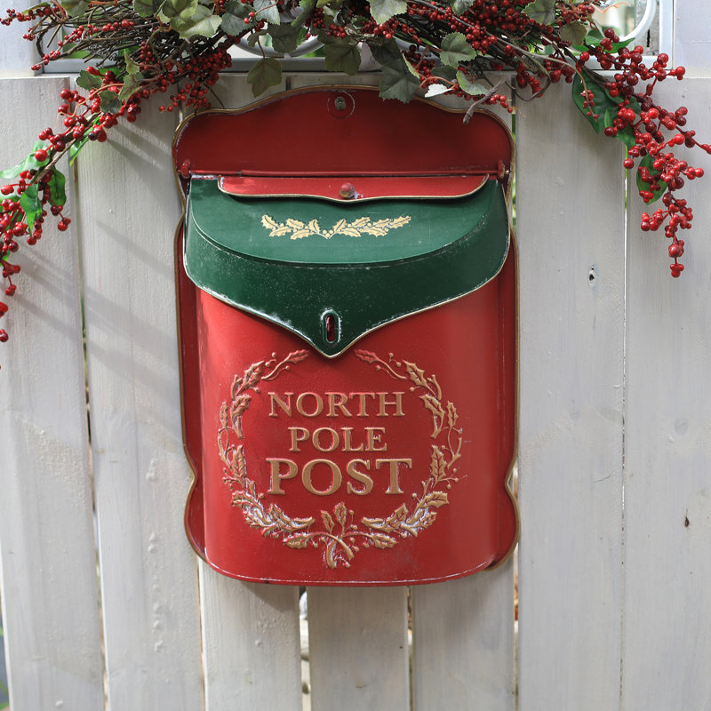 Iliana Metal Wall Mounted Letter Box