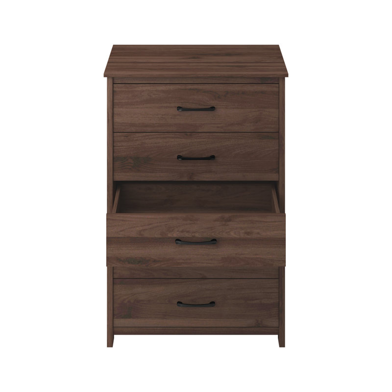 Allysyn 5 Drawer Dresser, Royal Walnut