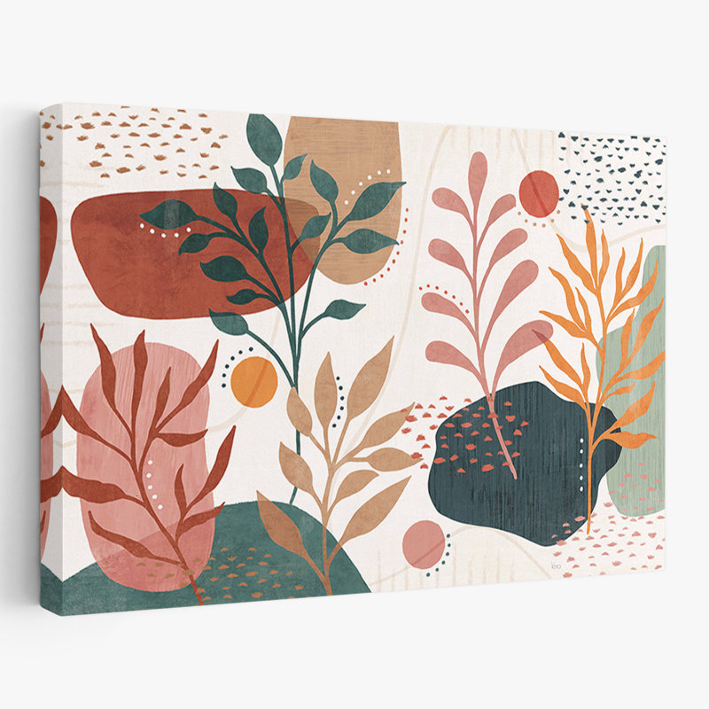 Fleurs botaniques abstraites - Fleurs abstraites I, H 16 po x l 24 po