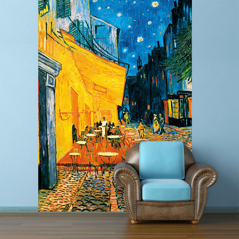 Terrasse De Cafe Wall Mural - 2.54m x 183cm