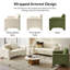 3 Piece Chenille Standard Living Room Set-132843853