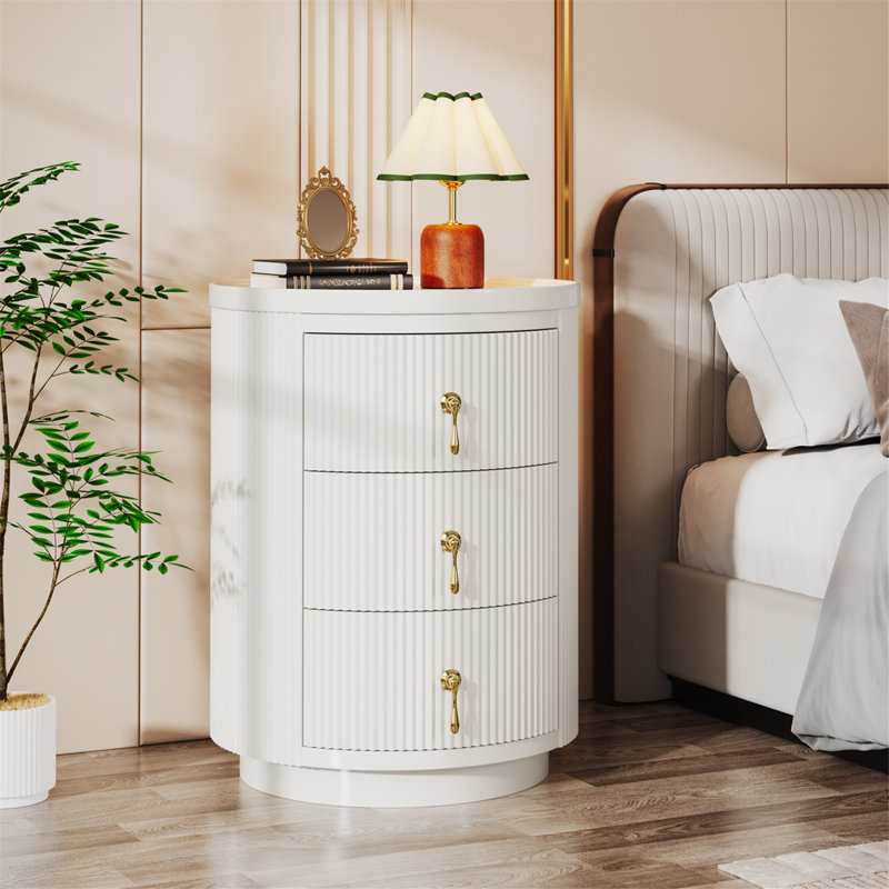 3 Drawer Bedside Table