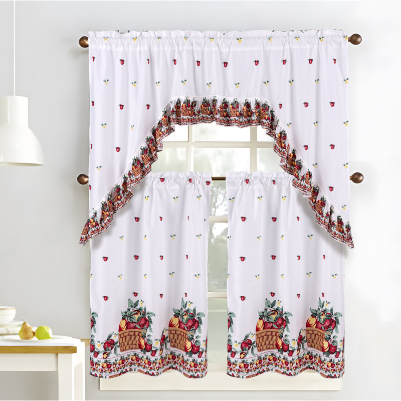 Margate Fruit Basket Kitchen Curtain Set