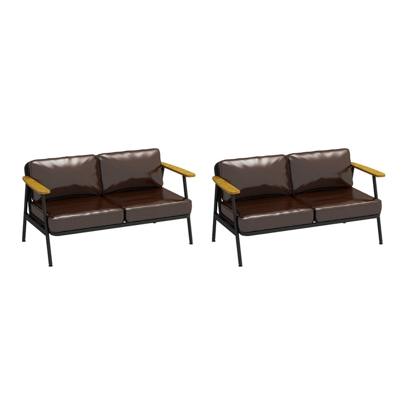 Restaurant Bar Cafe Snack Bar Dessert Shop Bench Faux Leather Upholstered Bench