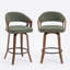 Tabouret de comptoir pivotant rembourré Providence-123200640