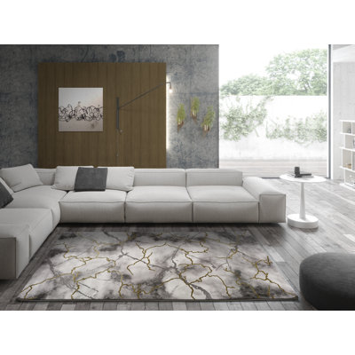 Lindiwe Machine Woven Grey Indoor Rug
