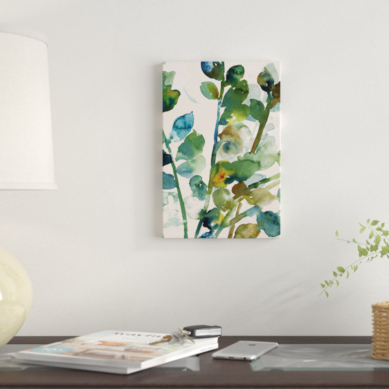 «Fall Leaves I», reproduction sur toile, H 60 po x l 40po x P 1,5 po, Pas de tapis, Toile tendue