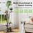 63.39''  Plant Stand With Grow Lights, 8 Tiered Metal Plant Shelf-117600377