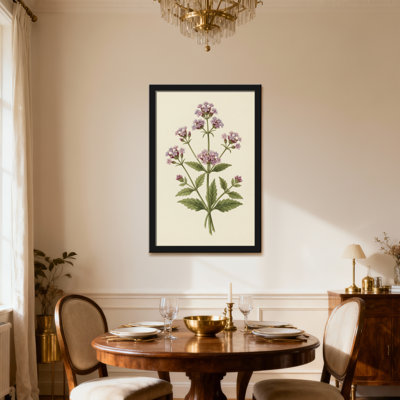 Plantes et fleurs, imprimé botanique floral avec délicates fleurs roses