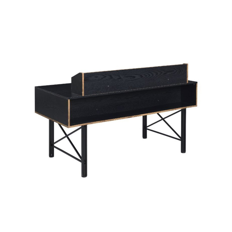 Finley Computer Desk, Black/Black