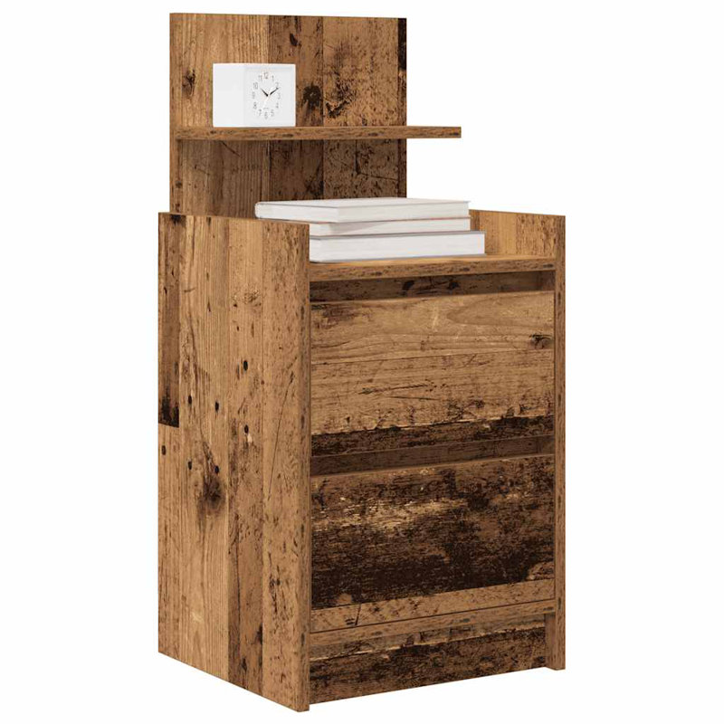 38cm W Manufactured Wood Bedside Table