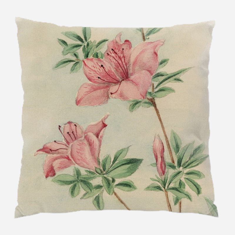 Coussin rétro Araiza, Microsuède, Intérieur