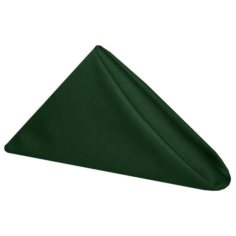 Polyester Square Napkin, Hunter
