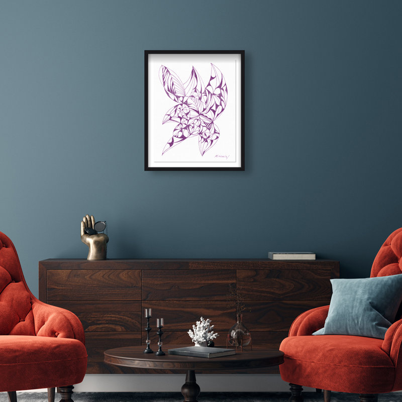 Manuel Roman - Starfish Shadowbox Abstract Print by Oliver Gal, Black Frame, 10 x 15, 37.5"H x 31.5"W, Black Shadowbox