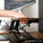 VIVO Height Adjustable Corner Desktop Monitor Riser 38" (DESK-V000KL series)-97690504