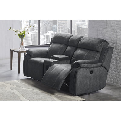 Bryne 77.5" Pillow Top Arm Reclining Loveseat by Red Barrel Studio