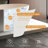 65" Freestanding Solid Surface Bathtub, Luxury Handcrafted Stone Resin Freestanding Soaking Bathtub With Overflow And Pop-Up Drain, Matte White-120297239