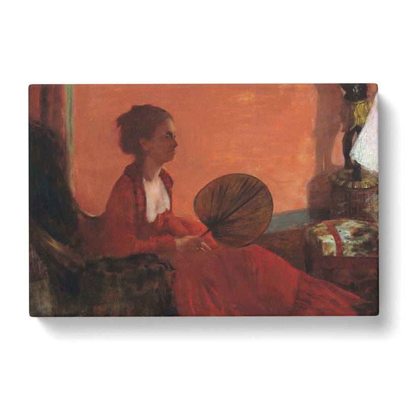 Madame Camus by Edgar Degas - Wrapped Canvas, 50cm H x 76cm W x 3cm D