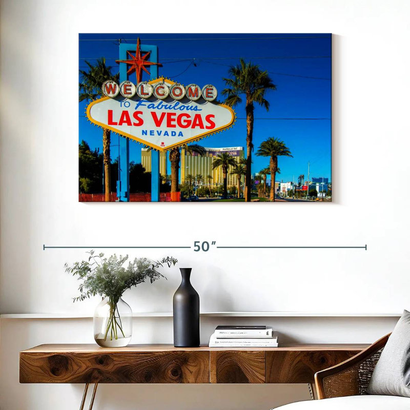 Ravi Las Vegas Welcome, 26" H x 39" W