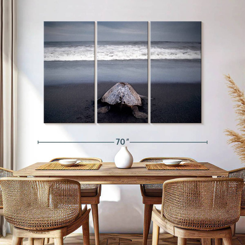 Brampt Ridley Sea Turtle, 42" H x 65" W
