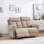 Canapé inclinable manuel en chenille de 57,5 po de largeur-1434914078