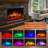 Abroms Recessed Wall Mounted Electric Fireplace-93045454