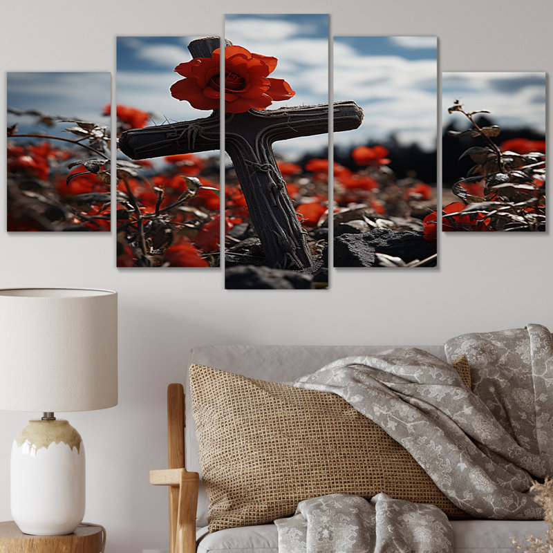 Reproduction d'art sur toile - 5 panneaux