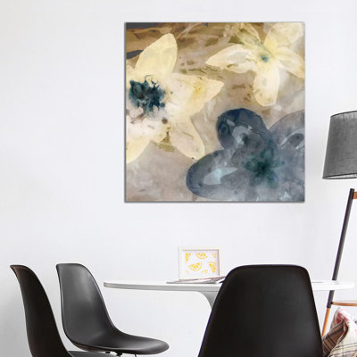 Ink Drip Floral I by PI Studio - Wrapped Canvas Panoramic Painting