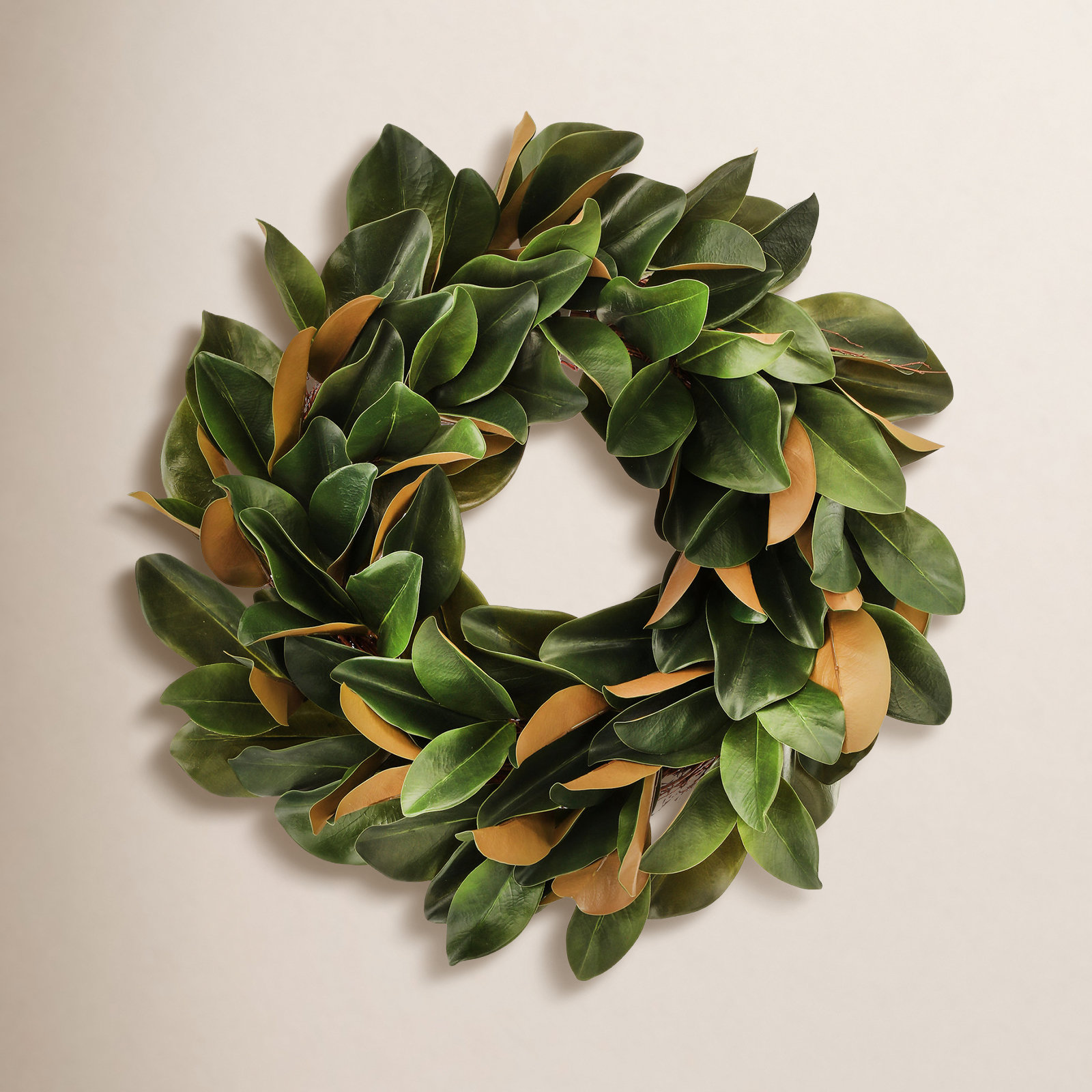 27'' Faux Magnolia Wreath