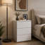 Ensemble de 2 petites commodes à 3 tiroirs pour un rangement polyvalent-133343493