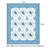 8' X 10' Non-Slip Indoor Area Rug with Floral Pattern Machine Washable,Blue-1424401013-1421398652