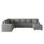 Canapé modulaire rembourré avec rangement 138 po