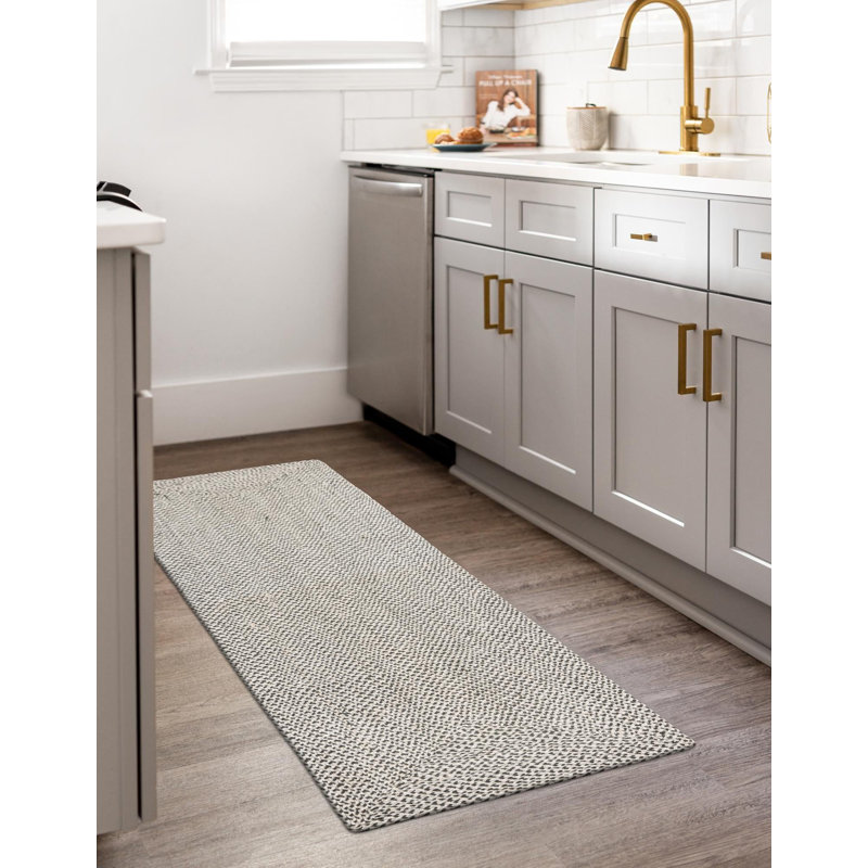 Contemporary Aideen Area Rug Gray, Runner  2' x 8'