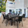 Farrah 11 Piece Dining Set With Extension Table And Sling Arm Chairs